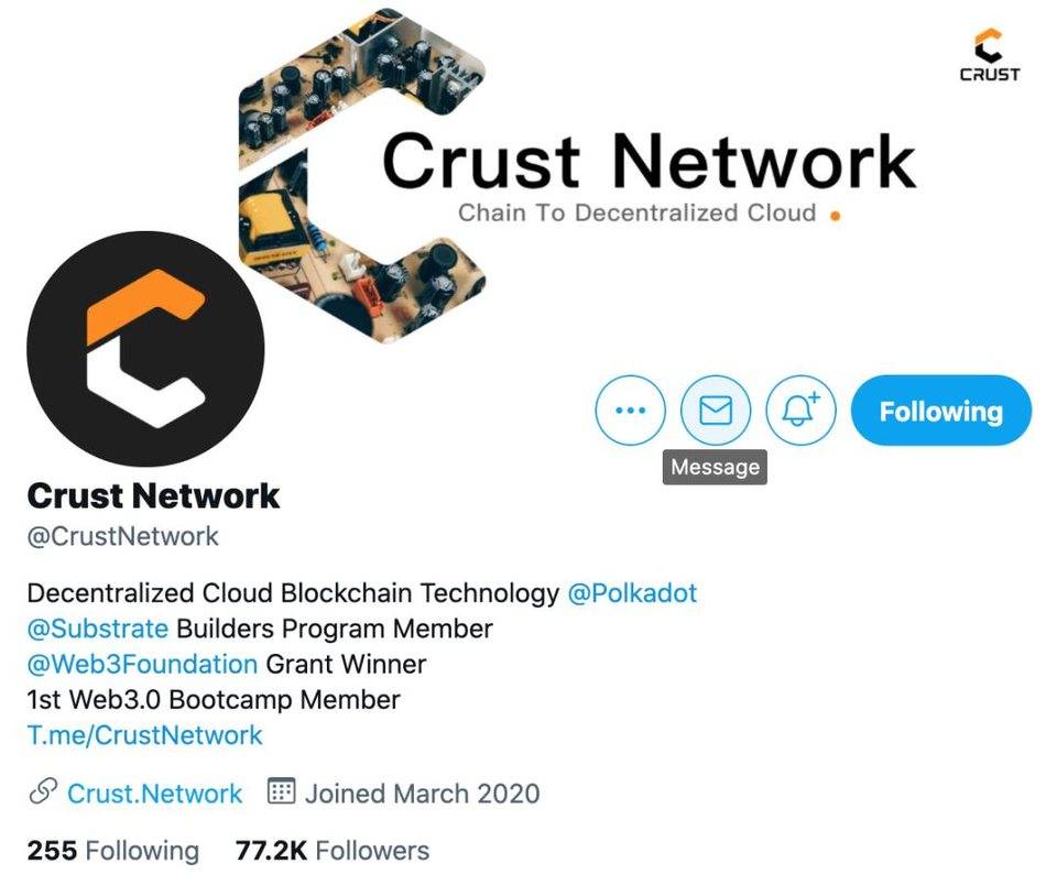 6 月第 4 周 | Crust Network 項目週報