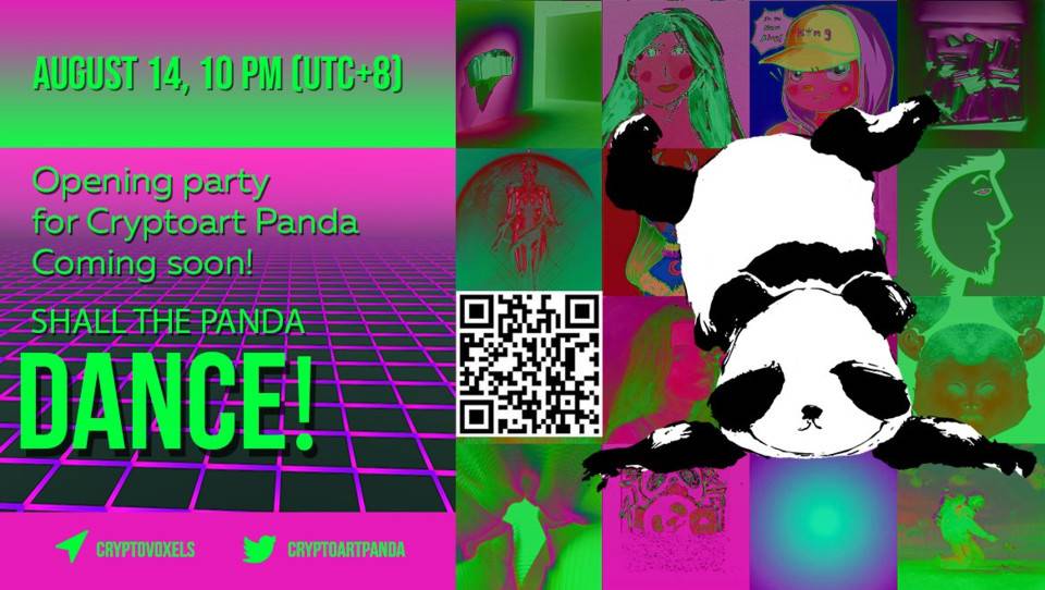 CryptoArt Panda 系列活動開幕派對 Shall The Panda Dance 將於今日 22:00 開始