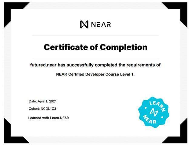 11 月 NEAR 認證開發者課程開始報名 !
